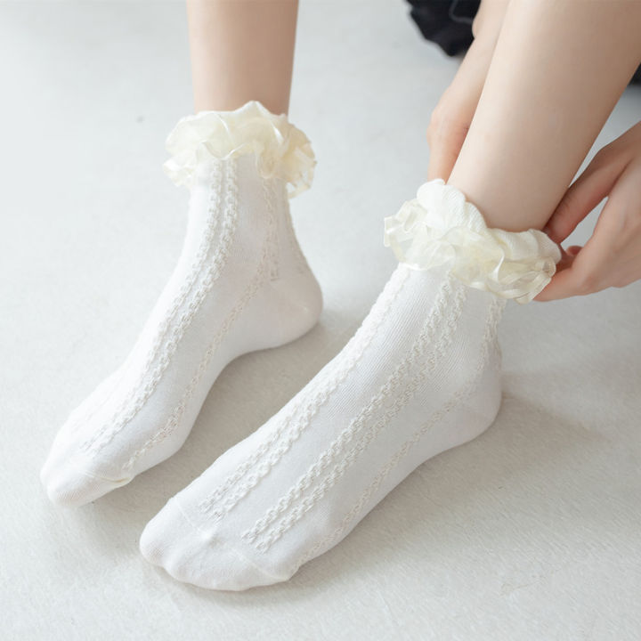 ถุงเท้า-jk-ใหม่เป็นถุงเท้าผ้าฝ้ายญี่ปุ่นน่ารัก-ถุงเท้าโลลิต้าแบบบางแสนหวานและอเนกประสงค์