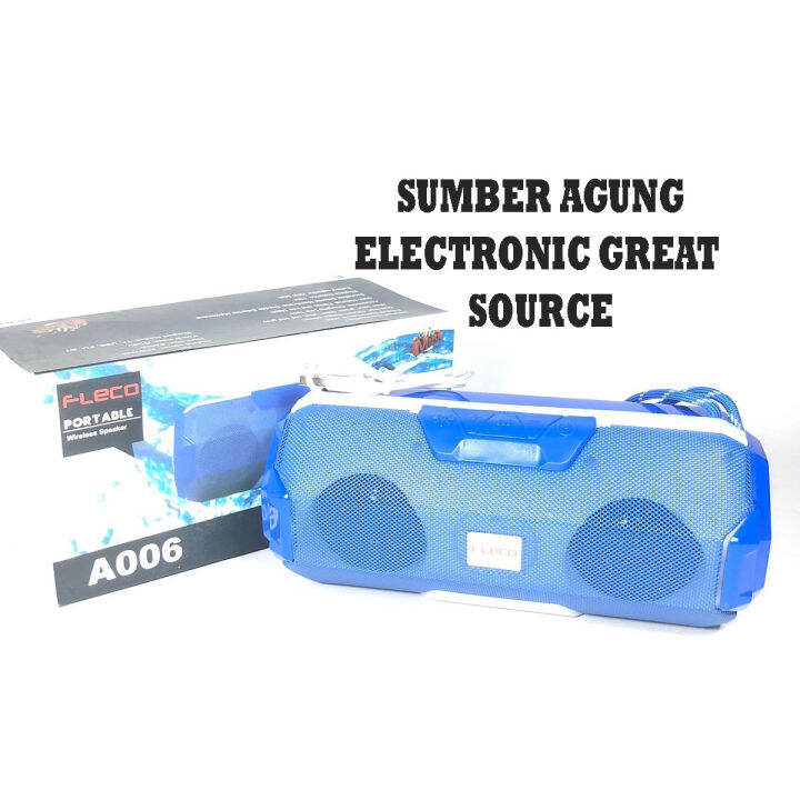 Fleco A006 Portable Wireless Speaker Gaming Powerfull Bass Subwoofer