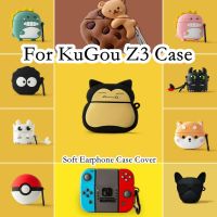 READY STOCK!  For KuGou Z3 Case Interesting Cartoon Cookie Bear for KuGou Z3 Casing Soft Earphone Case Cover