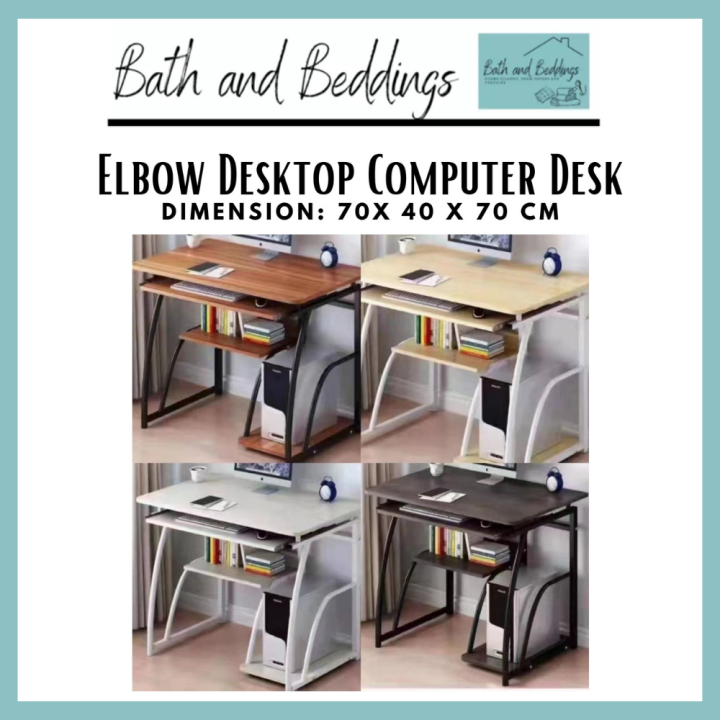 ELBOW DESKTOP COMPUTER DESK | Lazada PH