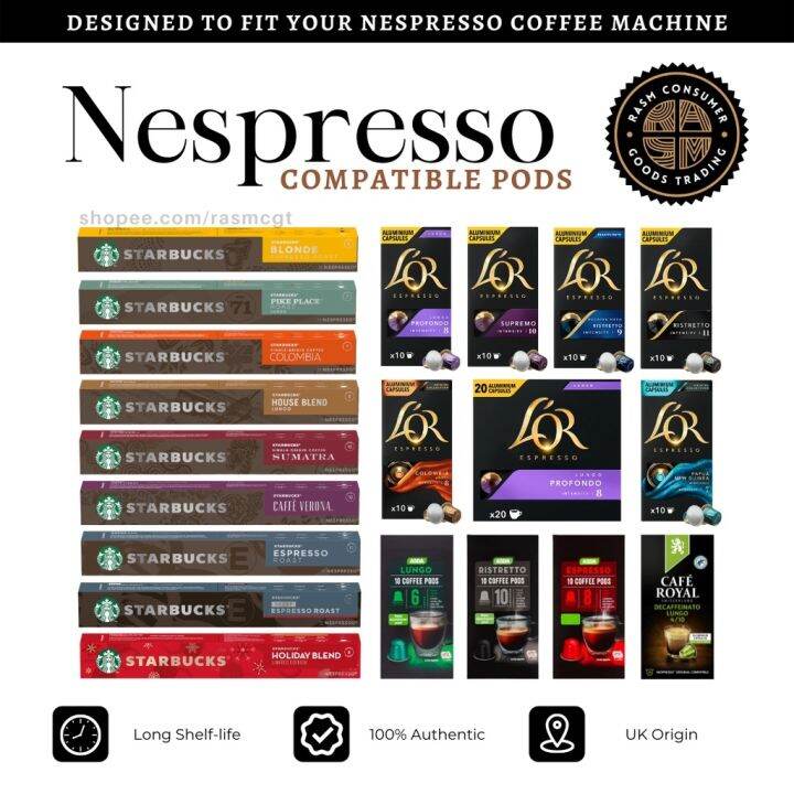 Lonnia STARBUCKS by Nespresso LOR Espresso ASDA Nespresso Original