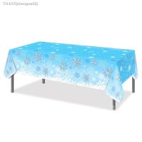 ❀۩ New 51x87inch PE Environmental Elsa Frozen Disposable Tablecloth Birthday Snow Queen Girl Decoration Anniversaire Party Supplies