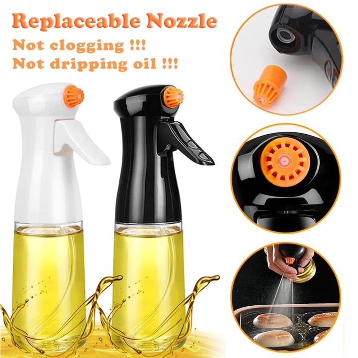 Oil Sprayer For Cooking Kitchen Oil Bottle Cooking Oil Spray Reusable Oil  Spray Bottle Salad Grill BBQ Air Fryer Roasting Tool - AliExpress