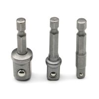 {SAVAGE Hardware Tools} 3PCS Hex Shank Wrench Drive Power Drill Socket Drill Adapter Socket Extension Drill Bit Adapter 1/4 Quot; 3/8 Quot; 1/2 Quot; เครื่องมือไขควง