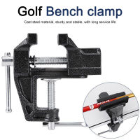 Golf Grip Replacement Tool Bench Clamp Multi-Ftional Cast Steel Bench Vise Quick Shaft Clamp Adjustment Golf Club Regrip Vise