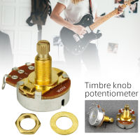 ไฟฟ้ากีตาร์ Tone ปริมาณชิ้นส่วน Splined A500K B500K เบส Shaft Potentiometer ปรับได้