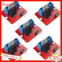 LANGTAO 5pcs สีแดงเเดง มอสเฟท IRF520 ใช้ร่วมกันได้ โมดูลไดรเวอร์ MOSFET ปุ่มไดร์ฟ สำหรับ Arduino แขน MCU Arduino สำหรับเด็ก