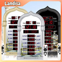 4008pro Mosque Digital Azan Wall Clock Remote Control Alarm Clock Ramadan Eid Gifts For Home Office (eu Plug)