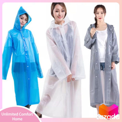 เสื้อกันฝนEVA แฟชั่นเกาหลี Rain coats กันน้ำ ทันสมัยราคาถูก น้ำหนักเบาพกพาสะดวก ทนทาน ยืดหยุ่น ไม่ขาดง่าย ชุดกันฝน