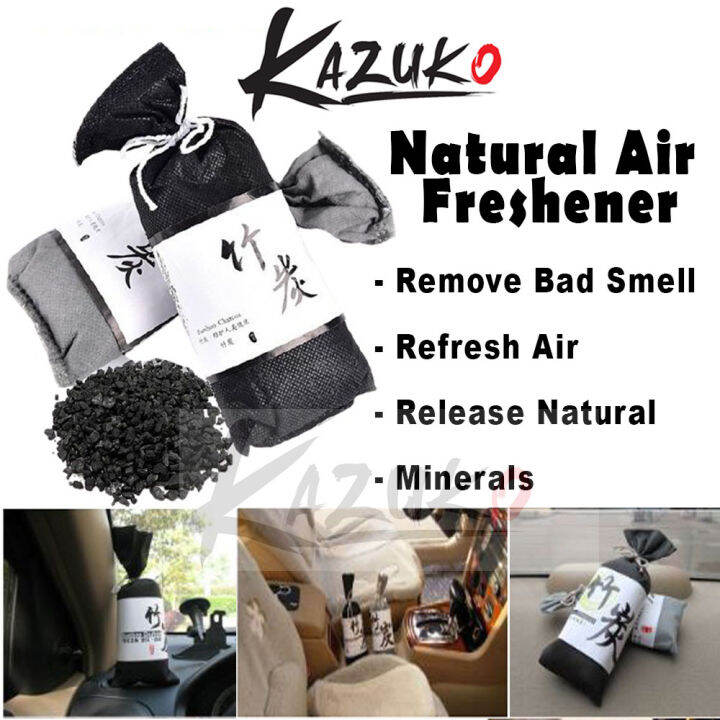 Multifunctional Bamboo Charcoal Bag 竹炭 Arang Buluh Activated Carbon