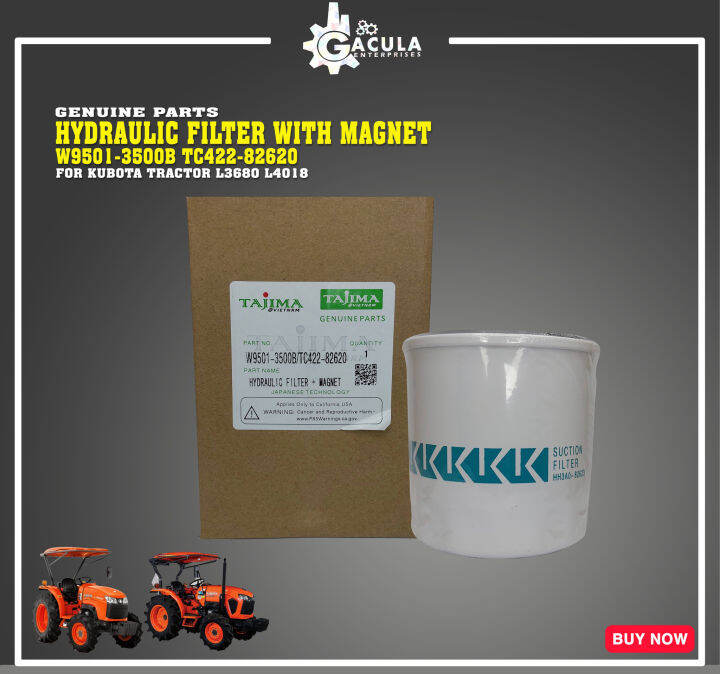 Hydraulic Filter with for L3608 L4018 Kubota Tractor Lazada PH