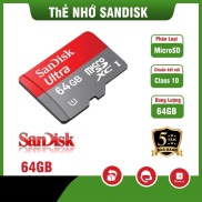 Thẻ Nhớ MicroSD 64GB 128GB - Tốc Độ Đọc,Ghi Chép Dữ Liệu Nhanh Lên Đến 45