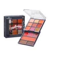 ODBO MAKEUP KIT EYESHADOW (OD1037) : โอดีบีโอ เมคอัพ คิท อายแชโดว์ พาเลท 2 ชั้น x 1 ชิ้น abcmall