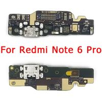 บอร์ดซ่อมโทรศัพท์มือถือสำหรับ Xiaomi Redmi Note 6 Pro ชาร์จพอร์ต Usb Pcb ตัวเชื่อมต่อแบบแท่นยืดหยุ่นอะไหล่สายเคเบิลสำหรับเปลี่ยน