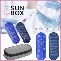 SUN BOX 1pcs 100g แบบพกพาได้ กระเป๋าทดสอบเบาหวาน ฉนวนกันความร้อน ยาคูลเลอร์ แพ็คน้ำแข็ง เจลเย็นๆ ตัวป้องกันเม็ดยา กระเป๋าเก็บความเย็นสำหรับเก็บอินซูลิน