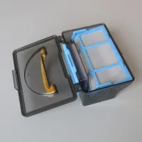 nm-Dust Box For Ilife V5s V3 V5 Ilife V5s Pro Robot Vacuum Cleaner Parts With Hepa Filterx1efficient Hepa Filterx1