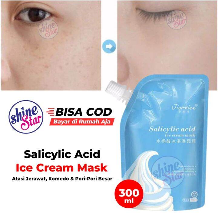 Jiorniee Salicylic Acid Ice Cream Mask Masker Komedo Hidung dan P P
