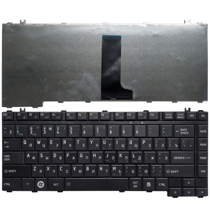 l455ดาวเทียมแป้นพิมพ์แล็ปท็อปสำหรับใหม่-l450d-l450ดาวเทียม-qosmio-f40-f45-g40-g45-f50-f55สีดำแป้นพิมพ์-ru