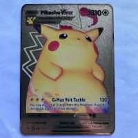 【In Stock】 uuzlaz 27สไตล์ Pokemon VMAX V GX ภาษาอังกฤษญี่ปุ่นโลหะคอสเพลย์ Charizard Pikachu Meowth Collection อะนิเมะการ์ดเกมของเล่น