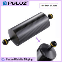 PULUZ ลูกบอลคู่ขนาด10.8นิ้วความยาว27.5ซม. 80มม.,แขนลอยน้ำคาร์บอนไฟเบอร์,เส้นผ่าศูนย์กลางลูกบอล: 25มม.,ทุ่นลอยน้ำ: 900ก.