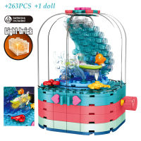 Girls Creative Lighthouse Model Light Bricks Beach Rescue Hut Building Blocks Educational Toys Gifts for Kids Friends