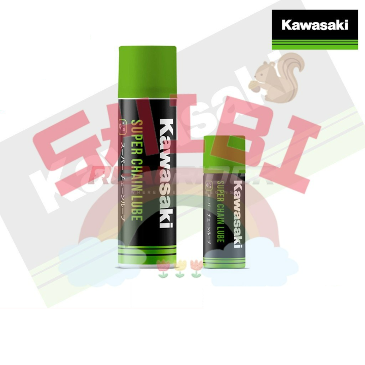 สินค้าภายในประเทศ !!!สเปรย์หล่อลื่นโซ่ Kawasaki Super Chain Lube