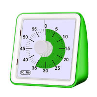 Portable Kitchen Timers 60-minute Analog Visual Timers Silent Countdown For Cooking Work Study Daily Life Time Management Tools