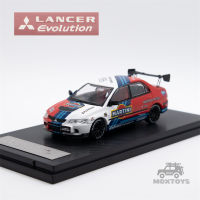 ความเร็ว GT 1:64แลนเซอร์อีโวลูชั่น EVO IX 9 Martini รถโมเดล Diecast