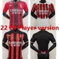 2122 AC Milan home Player version Soccer Jerseys