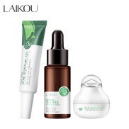 LAIKOU Tea Tree Face Serum Aloe Vera Gel Acne Removal Oil Control Shrink