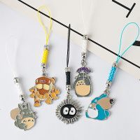 Anime My Neighbor Totoro Keychain Kawaii Straps Decor Lanyard for Keys Mobile Phone Strap Key Hang Rope Phone Charm Keyring Gift