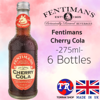 Fentimans Cherry Cola เฟนติแมนส์ เชอร์รี่ โคล่า 275มล. แพ็ก 6 ขวด