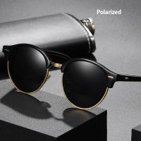 HOT★Classic Semi Rimless Polarized Sunglasses Men Women Brand Designer Retro Driving Sun Glasses Anti Glare Oculos De Sol UV400