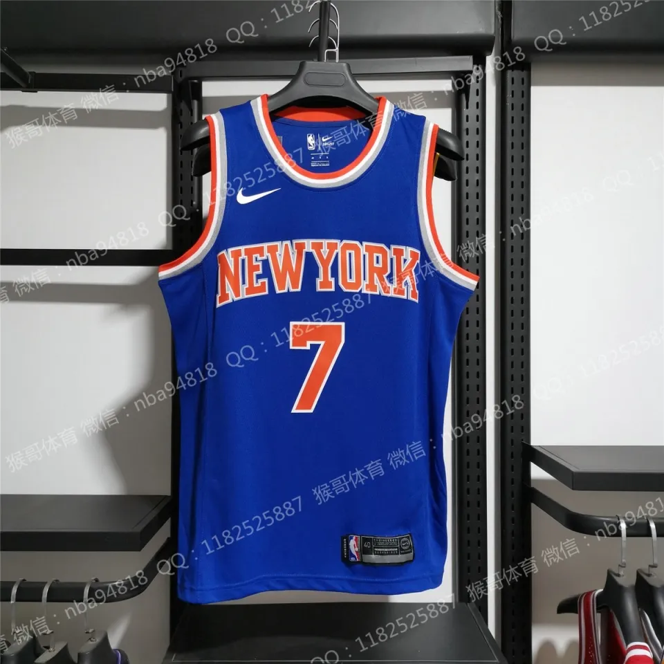High Quality】Men's New Original NBA New York Knicks #7 Carmelo