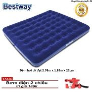 NỆM ĐỆM BƠM HƠI CỠ ĐẠI TIỆN DỤNG 4 NGƯỜI NẰM 2,03M X 1