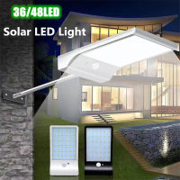 Newest 450LM 36 LED Solar Power Street Light PIR Motion Sensor Lamps Garden Security Lamp Outdoor Street Waterproof Wall Lights