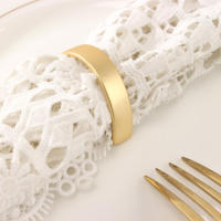 D-shaped Napkin Buckle Farmhouse Decor Party Wedding Dining Paper Buckle Napkin Ring Napkin Buckle