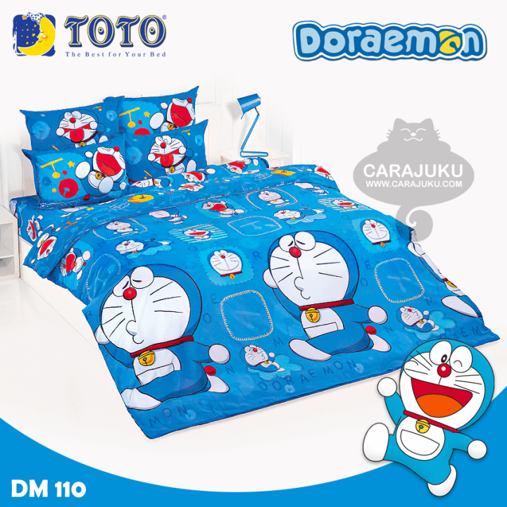 toto-ชุดผ้าปูที่นอน-ไม่รวมผ้านวม-3-5ฟุต-5ฟุต-6ฟุต-โดเรม่อน-doraemon-เลือกสินค้าที่ตัวเลือก-total-โตโต้-ผ้าปู-โดราเอม่อน-โดเรมอน-doremon