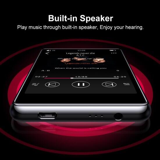 Suporte a máy nghe nhạc mp3 bluetooth com máy nghe nhạc lossless âm thanh - ảnh sản phẩm 5