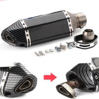 Motorcycle Exhaust Pipe For GP-project Muffler Exhaust With DB Killer FOR Kawasaki Z300 Z1000SX ZX10R ZX9R Z400 Ninja 650 VN800