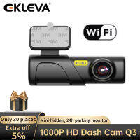 EKLEVA กล้องติดรถยนต์1080P,สำหรับกล้องสำหรับรถยนต์ Wifi Dvr Para Coche Dashcam 24ชั่วโมงมอนิเตอร์ที่จอดรถ Voiture Kamera Mini Hidden เครื่องบันทึกวิดีโออัตโนมัติ