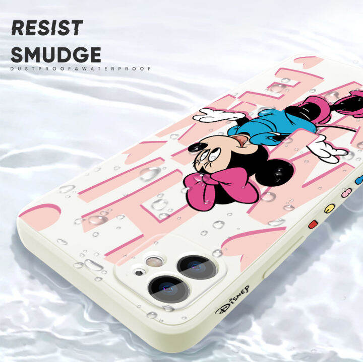 ggk-สำหรับ-vivo-y02t-y02a-y02การ์ตูนน่ารักมิกกี้เมาส์เดซี่โดนัลด์เคสโทรศัพท์รูปเป็ดลายขอบสี่เหลี่ยมของเหลวปลอกซิลิโคนคลุมทั้งหมดเคสป้องกันกล้อง