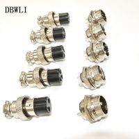 1set GX16-2/3/4/5/6/7/8/9 Pin Male &amp; Female Diameter 16mm Wire Panel Connector GX16 Circular Connector Aviation Socket Plug Electrical Connectors