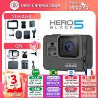 Gopro Hero 4K30 5กล้องแอ็กชันสีดำ Fram Ultra Hd Dv ป้องกันการสั่นไหวมอเตอร์ไซค์ขี่สกีภาพถ่ายทางอากาศกล้องมืออาชีพ