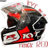 KYT NF-R TRACK RED แว่น 2 ชั้น นวมถอดซักได้ รองรับการติดตั้ง Bluetooth