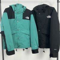 ✎Vม. NORTH FACE Jaket Daki Gunung กลางแจ้ง1986ใหม่ Beibei สไตล์คู่รักอเมริกันรุ่นกันน้ำและแจ็คเก็ตมีฮู้ดกันลม