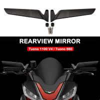 ▲▼ Motorcycle Wind Wing Adjustable Rotating Rearview Mirror For Aprilia Tuono 660 Factory 2022 2023 Tuono 1100 V4 2019 2020 2021