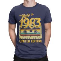 Made In 1983 Limited Edition Birthday Gift T-shirt For Men Cotton T Shirts 40 Years Old Short Sleeve Tee Shirt Gift Idea Tops XS-6XL