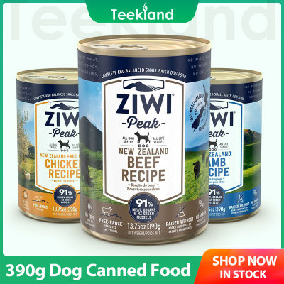 ZIWI 390g-Chicken อาหารกระป๋องสำหรับสุนัขเพื่อสุขภาพอาหารสดสุนัขเนื้อแกะเนื้อวัว