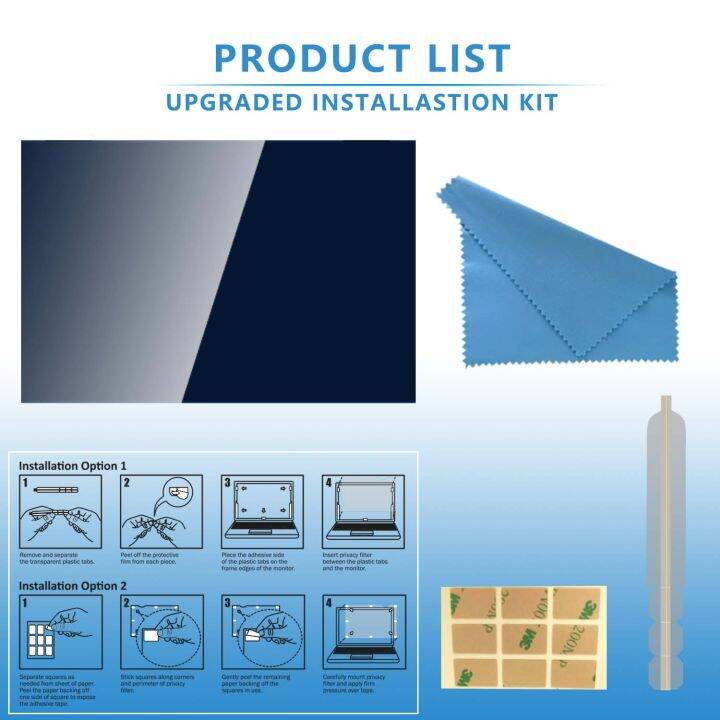 13-3นิ้วป้องกันแสงสีฟ้ากรองความเป็นส่วนตัวที่มีป้องกันแสงจ้าป้องกันรังสียูวีฟิล์มป้องกันหน้าจอสำหรับ16-9อัตราส่วนแล็ปท็อป